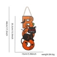 thumbnail image 2 of Halloween Decorative Hanging Ornament  Bat Pumpkin Ghost Sign, 2 of 8