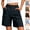 Brown, variant on CYRBOKO Womens Workout Shorts, 2025 Casual Comfy Summer Cargo Shorts Brown Size S-4XL
