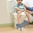 XMMSWDLA Plastic Toilet Stool, Potty Stool for Adults and Kids, NonSlip Bathroom Foot Stool