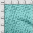 thumbnail image 2 of oneOone Polyester Spandex Aqua Blue Fabric Honey Bees Quilting Supplies Print Sewing Fabric By The Yard 56 Inch Wide, 2 of 5