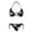 Black Palm Trees, variant on Camo Hunting Sexy Bikini Sets for Women Halter String Triangle Bathing Suits Adjustable Straps Brazilian Cheeky Cut Out Summer Swimwear Cheeky Swim Suits