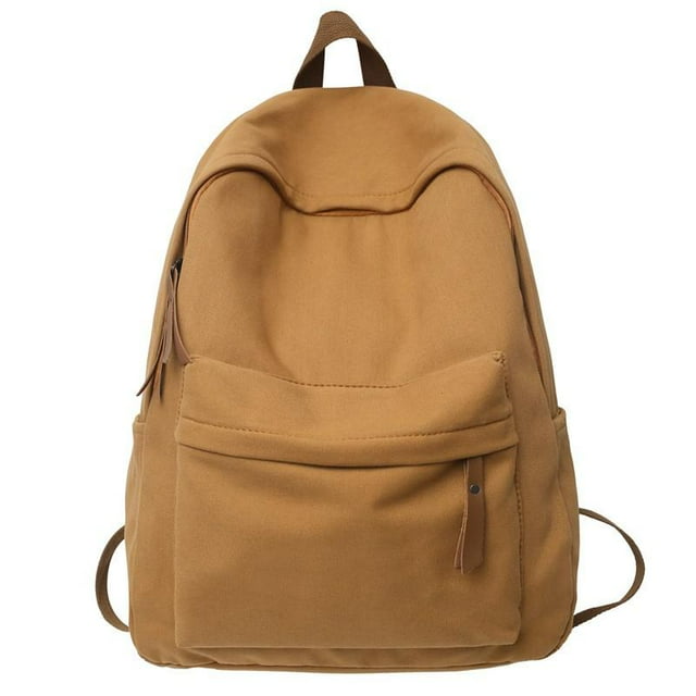Sac à dos pour Femmes Mode Sac d'École en Toile Tendance pour Filles Grande Capacité Sacs à dos de Rangement Design Simple Sacs à dos de Voyage Sac à dos scolaire