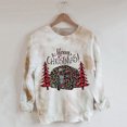 thumbnail image 2 of Mujeres Tops Tie-dye Casual Manga larga Halloween Sudadera Pullover Camisas Blusa Pompotops gfhjh8327, 2 of 3