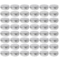 thumbnail image 1 of 48 Pack 2 Oz Metal Round Tins Aluminum Tin Cans Containers With Screw Lid For Salve, Spices Or Candies, 1 of 5