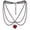 C, variant on Gothic Necklace Women Halloween Necklace Black Moon Pendant with Multilayer Metal Chains Beads Bat Choker Necklace for Cosplay Costume Party