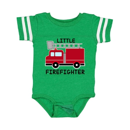 

Inktastic Red Fire Little Firefighter Gift Baby Boy or Baby Girl Bodysuit