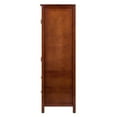 thumbnail image 2 of FurniFact Walnut Kitchen Cabinet – Small Pantry Cabinet with Doors, 2 of 8