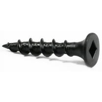 #6 x 1 1/4" Coarse Drywall Screws / Square / Bugle Head / Steel / Black Phos - 8000 Piece Carton