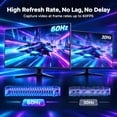 thumbnail image 3 of Duomigo Video Capture Card 4K HDTV Loop-Out, 1080P 60FPS/2K 30FPS Game Capture Device for Streaming, Compatible with PS5/Switch/Camera/PC/OBS (Black), 3 of 8