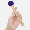 thumbnail image 4 of OULII Singing Bowl Sticks Meditation Aid Purple Rubber for Adults 1 Set, 4 of 8