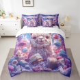 thumbnail image 2 of YST 7 Piece Llama Alpaca Bedding Set, Colorful Cake Dessert Comforter Set, Queen, 2 of 5