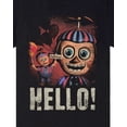 thumbnail image 4 of Five Nights At Freddy's Shirt Men's Ballon Boy Hello Distressed Short Sleeve Tee, 4 of 5