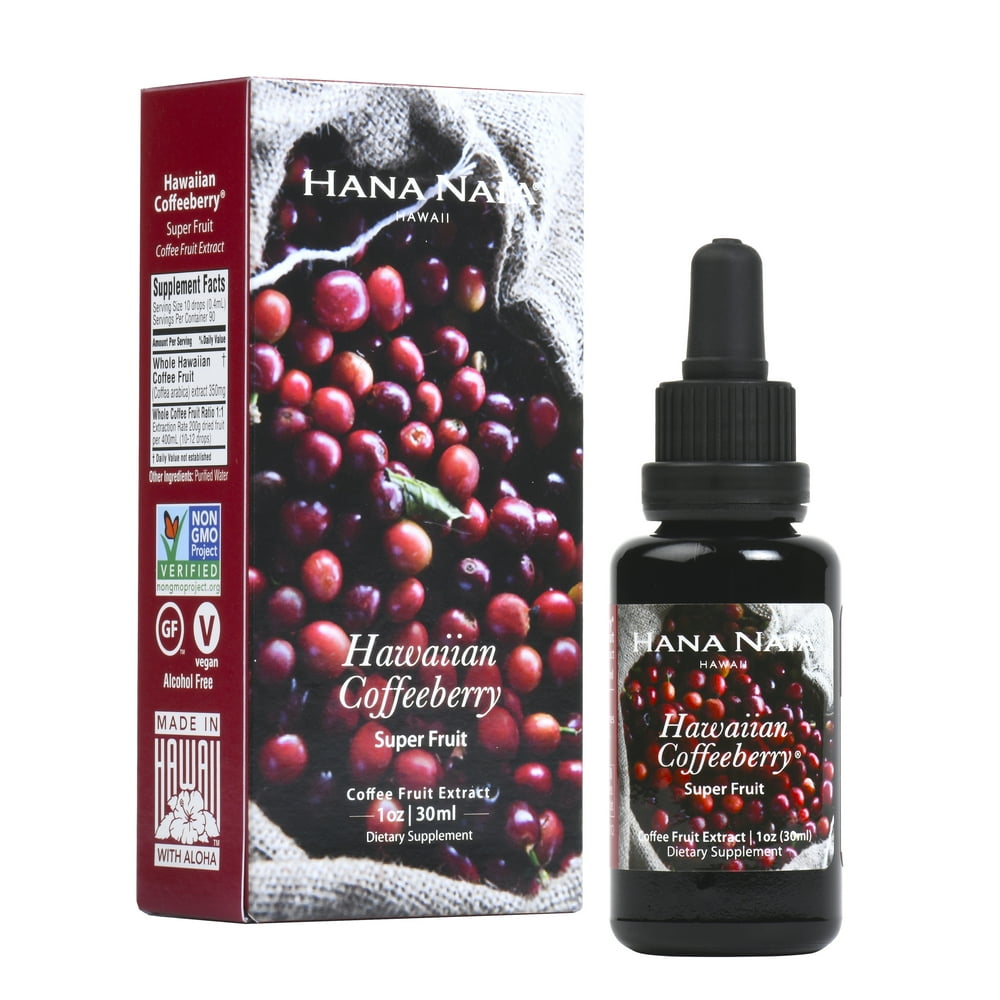 100 Pure Hawaiian Coffeeberry Coffee Fruit Extract (Coffea arabica