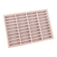 thumbnail image 4 of 40 Girds Velvet Wood Jewelry Display Organizer Box Tray Storage Holder Gift Style 1, 4 of 8