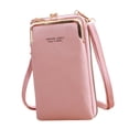 thumbnail image 4 of Bolso bandolera para teléfono celular jinwen Monedero del teléfono celular Rosa, 4 of 8