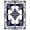 Blue, Pattern 2, variant on ODIKA 5' x 7' Machine Washable Non-Slip Area Rug, Middle Eastern Medallion High Traffic Rug, Blue, 388975
