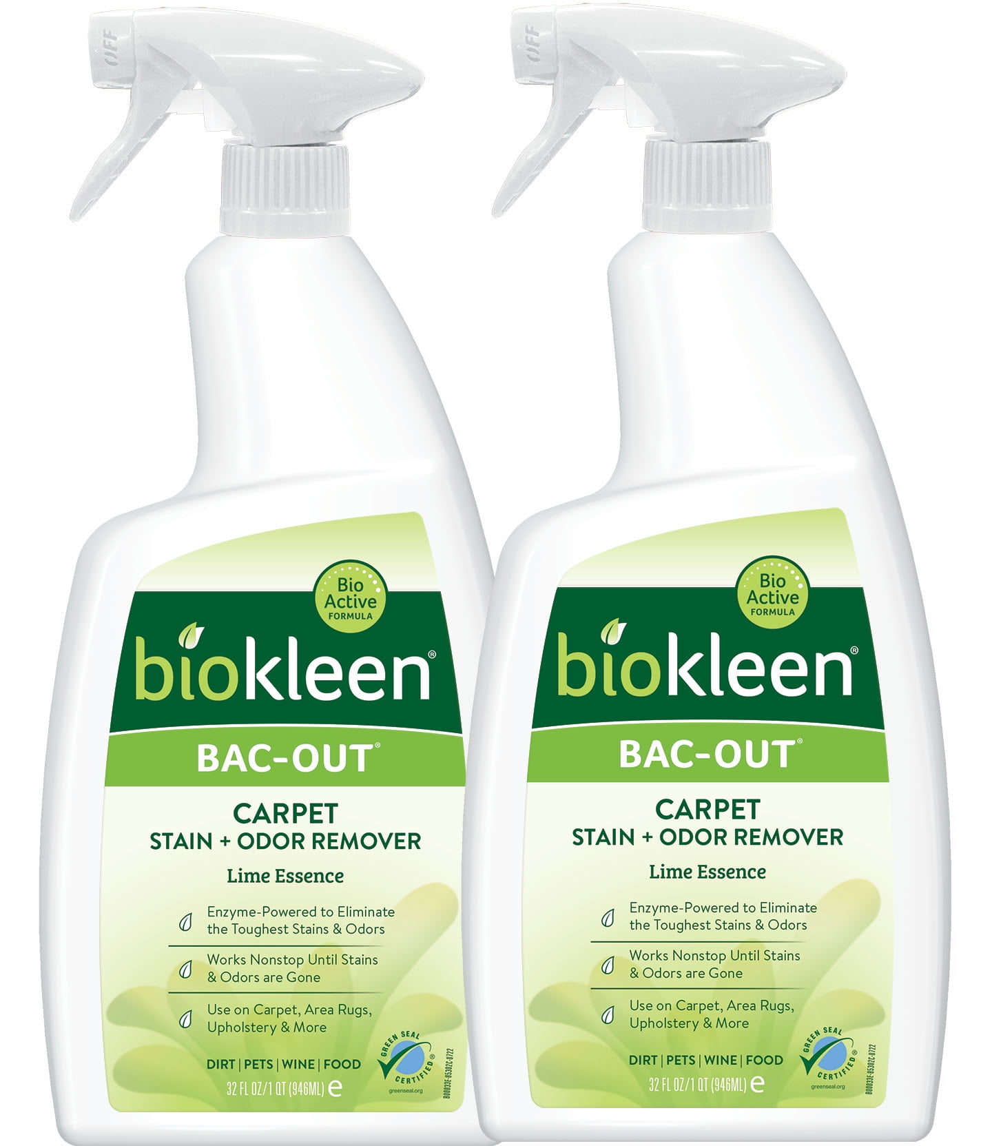 Biokleen BacOut Carpet Stain & Odor Eliminator for Carpet, Area Rugs