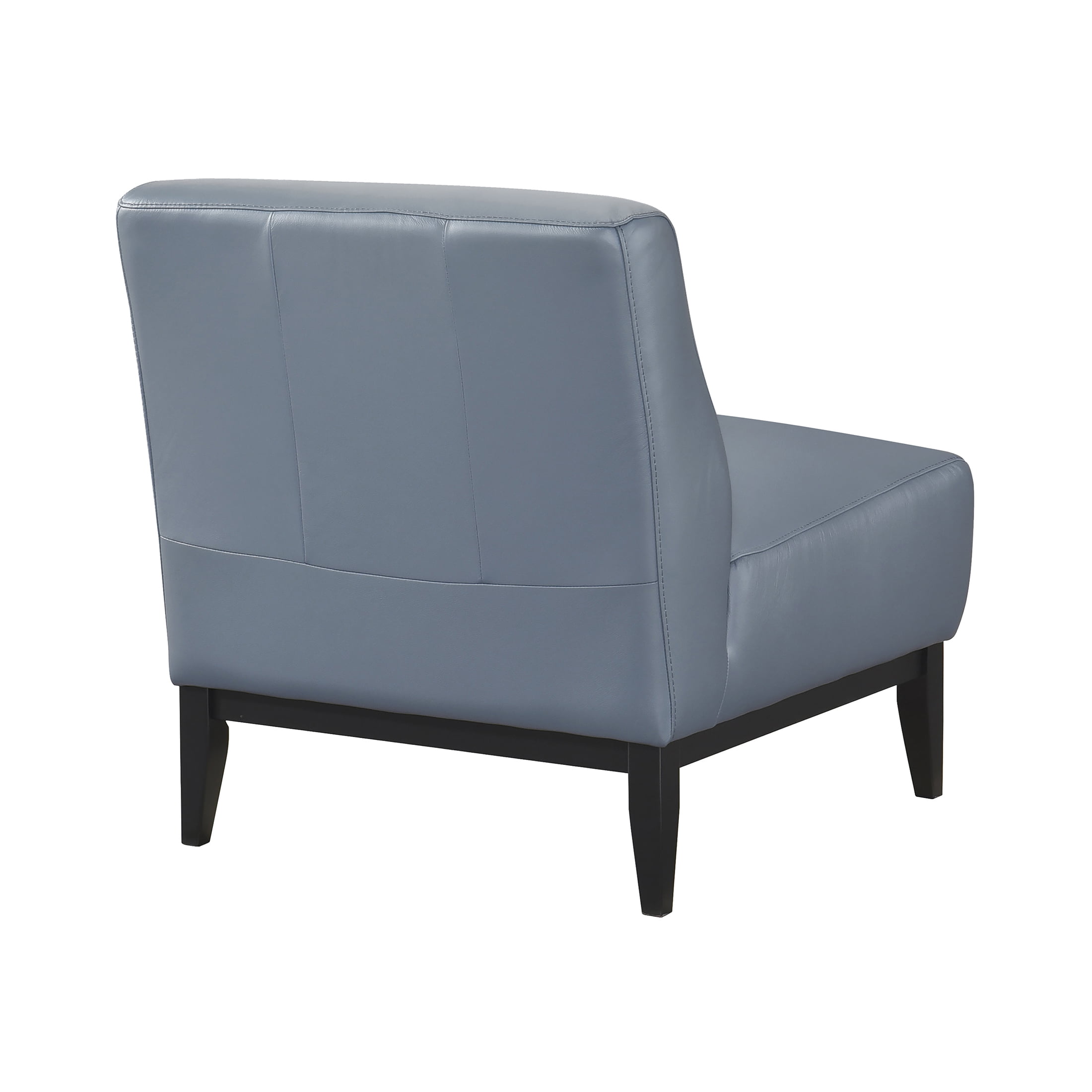 OakvillePark Mossmere Leather Accent Chair, Blue