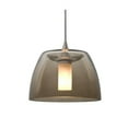 thumbnail image 6 of 1XT-SPURSM-LED-BR-Besa Lighting-Spur-One Light Pendant with Flat Canopy-5.5 Inches Wide by 3.63 Inches High-Bronze Finish-Smoke Glass Color-LED, 6 of 6