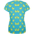 thumbnail image 2 of 8 Bit Rubber Ducks All Over Womens T-Shirt - 2X-Large, 2 of 2