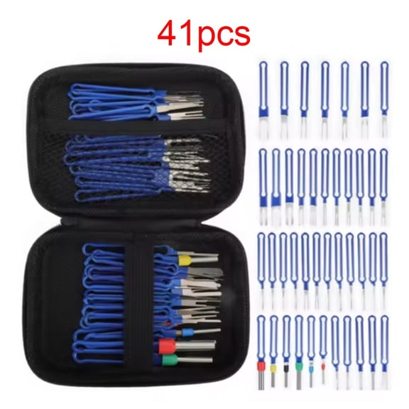 41Pcs Automotive Connector Terminal Tool Kit For Wiring Harness With Storage