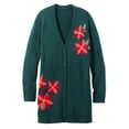 thumbnail image 4 of Woman Within Plus Size Holiday Motif Cardigan Sweater, 4 of 6