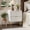 White 1PC, variant on Juiluna Modern Fluted Nightstand with Charging Station & 2 Drawers, Gold & Wood Bedside Table with USB Ports & Outlets, Small Side Table for Bedroom, Apartment