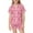 Pink, variant on Utlike Girls Pajamas Set Soft Button-Up Classic Collar Short Sleeved Shorts Sleepwear Set Cute Toddler Pjs Lightweight Girl Nightwear Size 2 Years-3 Years