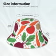thumbnail image 5 of Balery Vegetables Sun Hats for Men Women Bucket Hat UPF 50+ Buckey Hat Boonie Hat Foldable UV Protection Hiking Beach Fishing Summer, 5 of 9