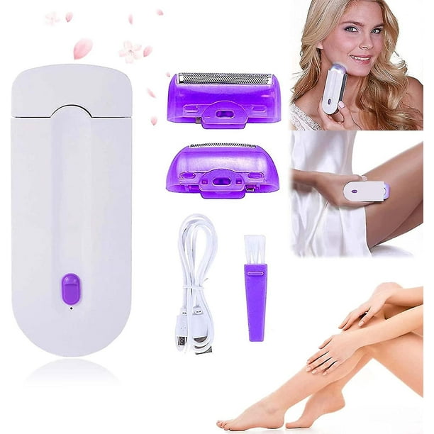 For EU Borrador de cabello suave y sedoso, borrador de cabello suave y sedoso, depiladora recargable indolora para cualquier parte del cuerpo