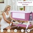 thumbnail image 5 of Magic Co Portable Baby Bassinet with Mosquito Net – Foldable Infant Crib for Safe & Comfortable Sleep, Mobile Baby Bed with Wheels, 5 of 10