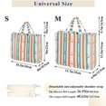 thumbnail image 2 of FORMRS Womens Corduroy Tote Bag Crossbody Shoulder Handbag with Pocket, Simple Nautical Pattern, 2 of 7
