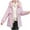 Pink, variant on WRKEKC Women's Hooded Parka Detachable Faux Fur Trim Quilted Thermal Insulated Winter Coat with Lamb Wool Lining for Extreme Cold Weather Pink 3XL