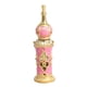 thumbnail image 1 of Frasco de perfume para mujer de 12 ml, estilo oriental, retro, de cristal antiguo, con diseño de flor de vid, vacío, para aceite esencial, decoración de boda (dorado y rosado)., 1 of 7