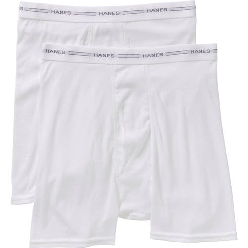 hanes white boxers