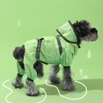 thumbnail image 2 of JUNWELL Dog Hoodie Raincoat Adjustable Waterproof Dog Rain Coats for Samll Medium Dogs Outdoor Play Essential Coat(Yellow), 2 of 5