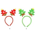 thumbnail image 4 of Toystoory Diademas navideñas, regalos de vacaciones para niños, accesorios para el cabello antideformes, diadema decorativa antideslizante brillante, Kits de decoración para fiestas Rojo Toystoory HA069512-01, 4 of 6