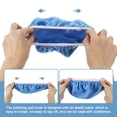 thumbnail image 4 of Uxcell 8pcs Car Polisher Bonnet Buffing Pad Micro-fiber for 7"-8" Car Buffer Bonnets Polisher, Light Blue, 4 of 6
