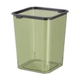 thumbnail image 1 of Contenedor de basura canasta de canasta de cesta minimalista abierta top 15 litera de basura de basura basura para tocador de cocina baño de baño verde, 1 of 8