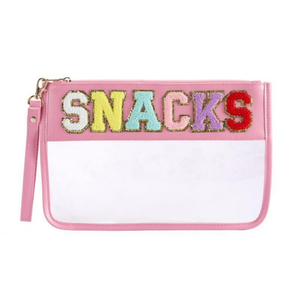 Clear Makeup Bag Reusable Organzier Beach Snack Bag Transparent