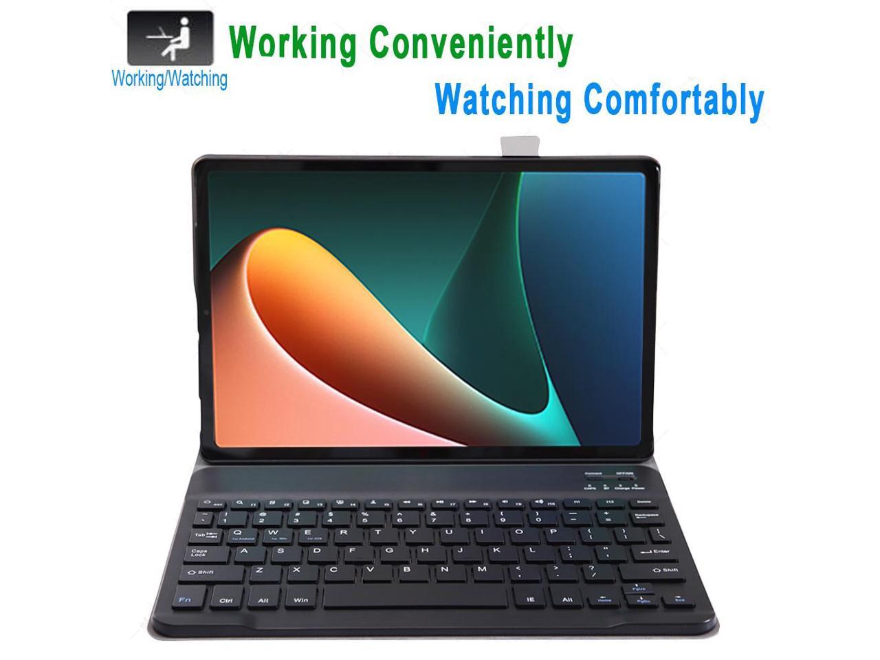 Bluetooth Keyboard Case for Xiaomi Pad 5 / Xiaomi Pad 5 Pro 11 inch 2021/ Xiaomi Pad 5 Pro 5G Detachable Wireless Keyboard with Pencil Holder
