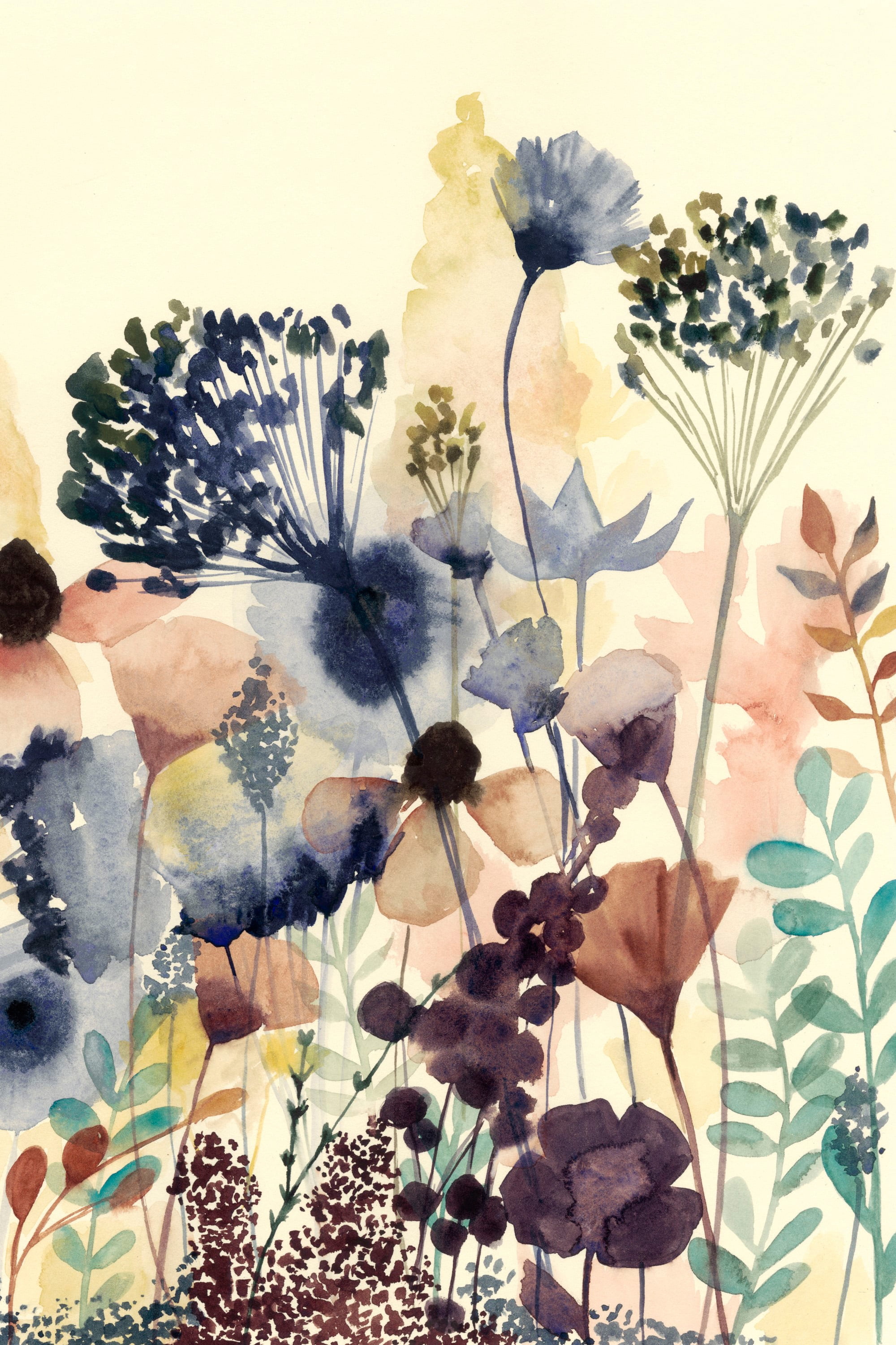 "Sundry Blossoms II" Painting Print on Wrapped Canvas