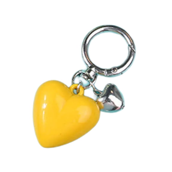 Portable and Simple Heart Keychain Unique Heart Keychain Pendant Keyring Jewelry Phone Chain Ornament