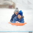 thumbnail image 2 of Superio Spiral Snow Sled, Round Saucer Sled Plastic with Handles 24" Winter Snow Fun for Kids and Adults, 2 of 6
