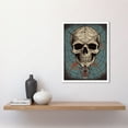 thumbnail image 2 of Old School USA Tattoo Ink Body Art Skull Spider Rockabilly Americana 50s Art Print Framed Poster Wall Decor 12x16 inch, 2 of 5