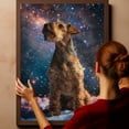thumbnail image 6 of Lakeland Terrier Dog Lying in The Snow Canvas Print Wall Art Famous Painting for Kids Nursery Bedroom Living Room Office Home, 6 of 6