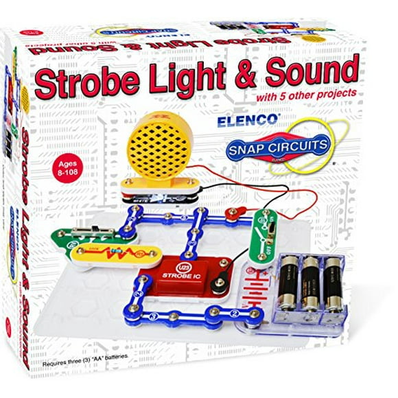 Elenco Electronics SCP-14 Snap Circuits Strobe Light & Sound Kit