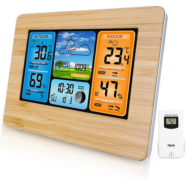 Wireless weather station, digital weather station with weather station