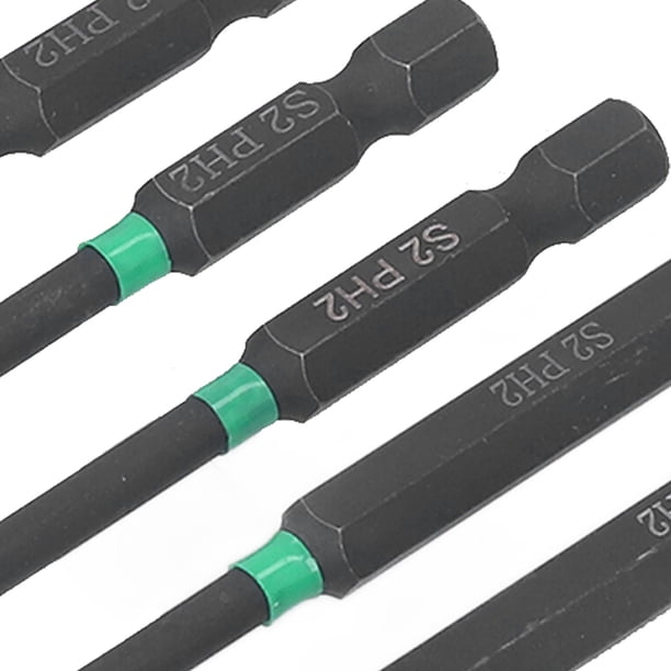 Lot de 5 embouts de tournevis électriques à tête hexagonale à tige