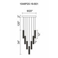 thumbnail image 3 of CWI Lighting Chandelier LED Celina avec Finition Chrome, 3 of 3